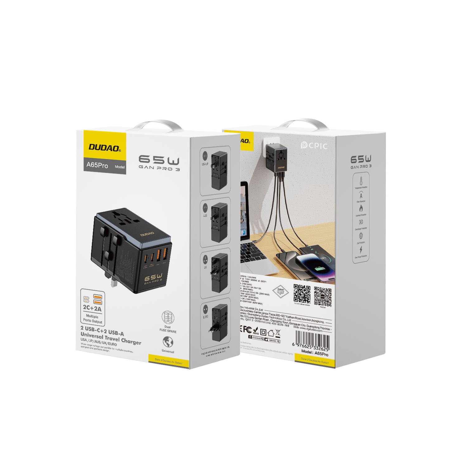 DUDAO-ALL IN ONE ADAPTER 65W-A65PRO