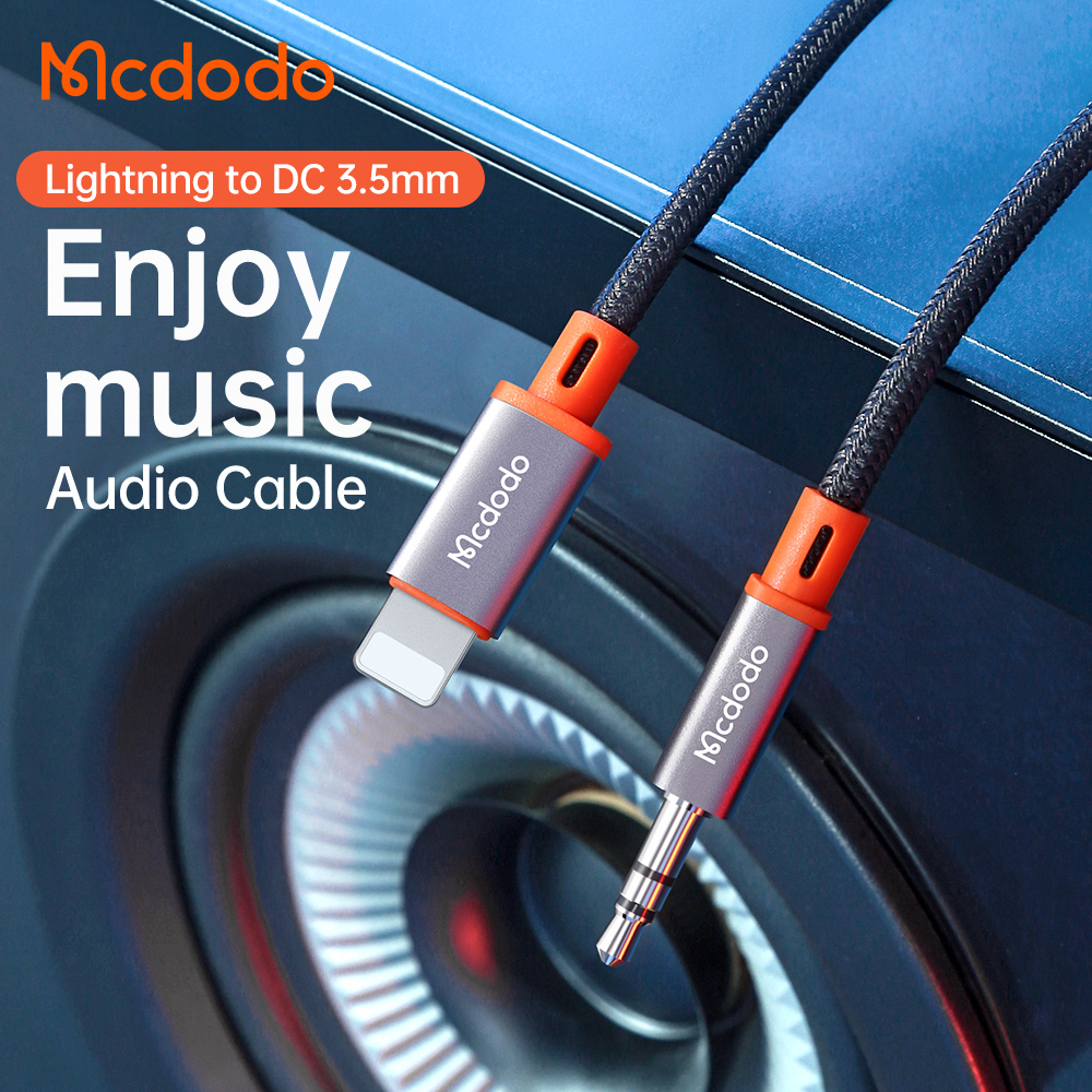 Mcdodo CA-078-Castle Series Lightning to DC3.5 Male Cable 1.2m