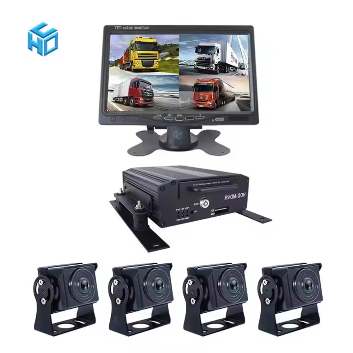 vehicle 4ch HDD MDVR blackbox dvr 24v truck 4 camera surround 1080p AHD dvr black box recorder camera system