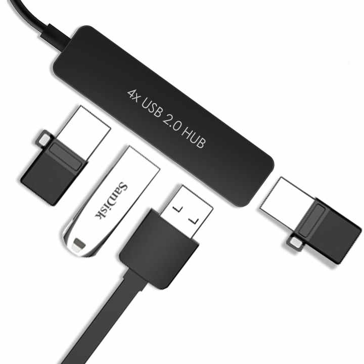 GloryMark 4 PORTS USB High Speed HUB Hi-Speed 4 Port USB 3.0 Multi HUB Splitter Expansion For PC Laptop Docking Station USB HUB
