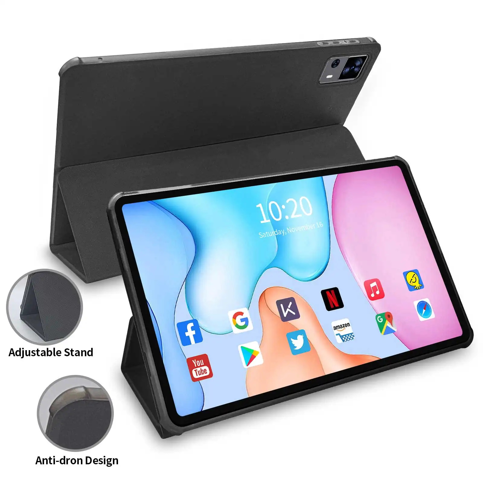 12 Inch 5g Wifi 4g With Sim Card Tablet Luxury Touch Android 13 Octa Core Ram 16gb Rom 256gb 2k Incell Screen Tablets Pc