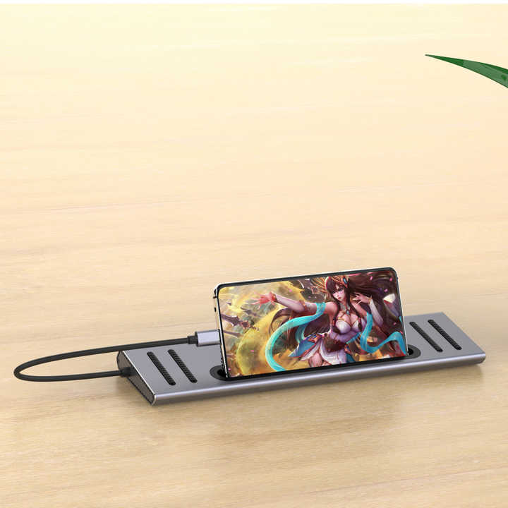 All in One 12 in 1 USB Hub 3.0 Multi Function Docking Station usb extender cord for macbook pro OTN-9199