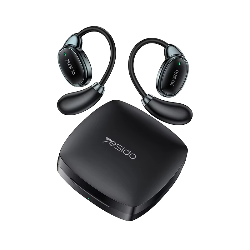 Yesido BT5.4 Ultra Low Latency IPX5 Waterproof Open Ear Design OWS Open BT Headset