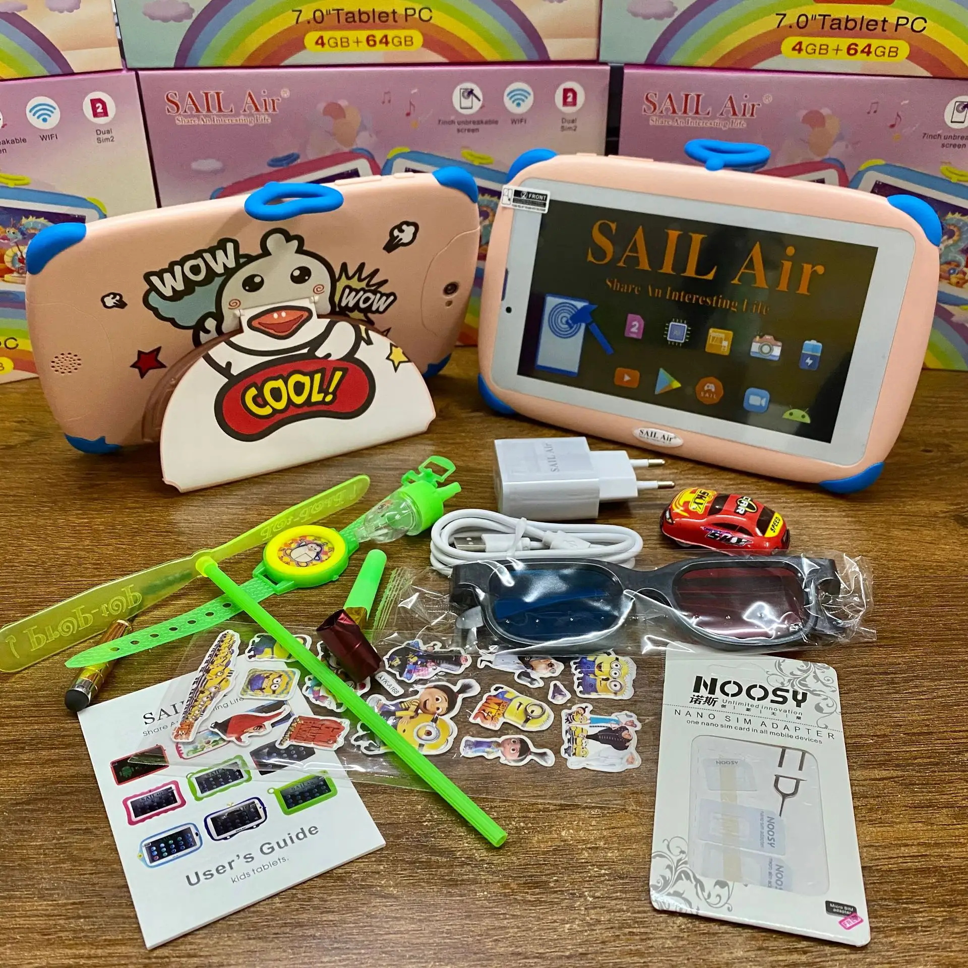 S360 Popular Product Large Screen Children'S Android Tablets 7 inch WiFi Kids Tablet 4G ROM HD Infantil Children's Learning