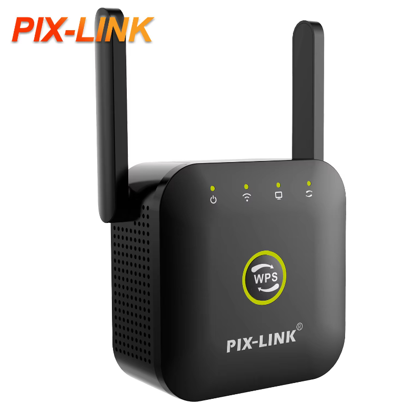 PIX-LINK 300Mbps wifi extender signal booster for home 360 full coverage support Ethernet Port