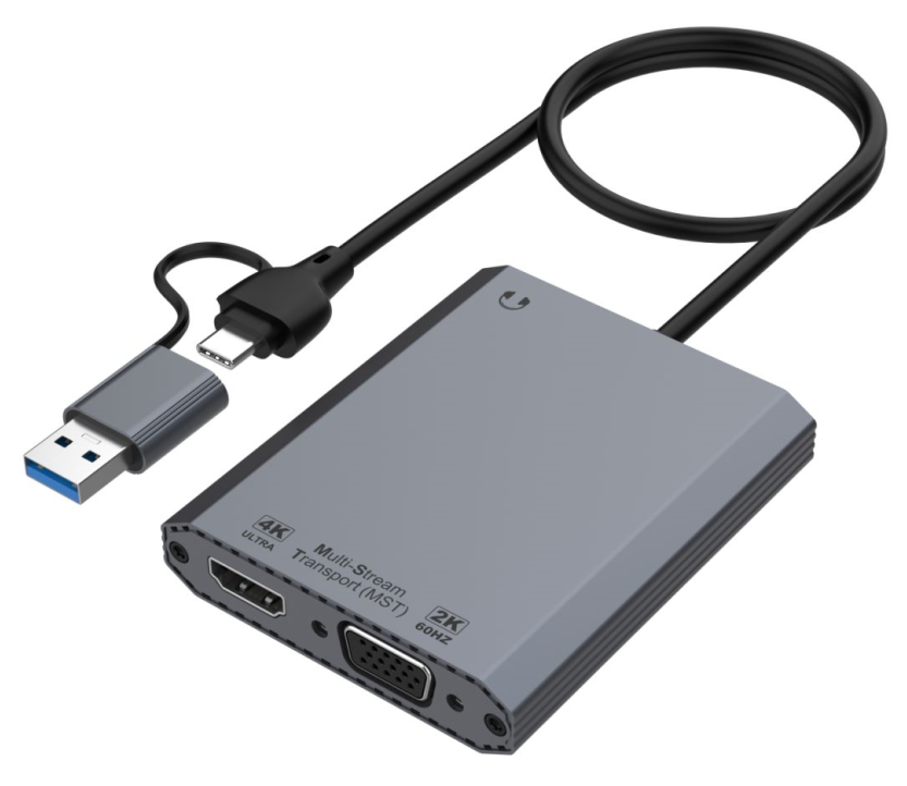 2In 1Tyoe-C Lighting Micro USB to HDTV VGA AV cable Adapter with Bluetooth USB HUB Suitable for mobile phone