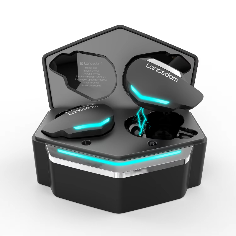 Top selling fashion design hifi sound low latency 50ms wireless type c gaming bluetooth headphone earphone