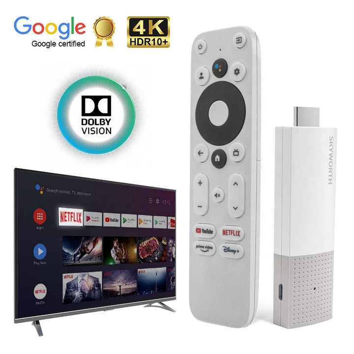 Fire TV Stick Media Player Streaming Device Dolbys Panorama Netfiix Google Certificated Android TV Stick 4K Android 11 Quad Core