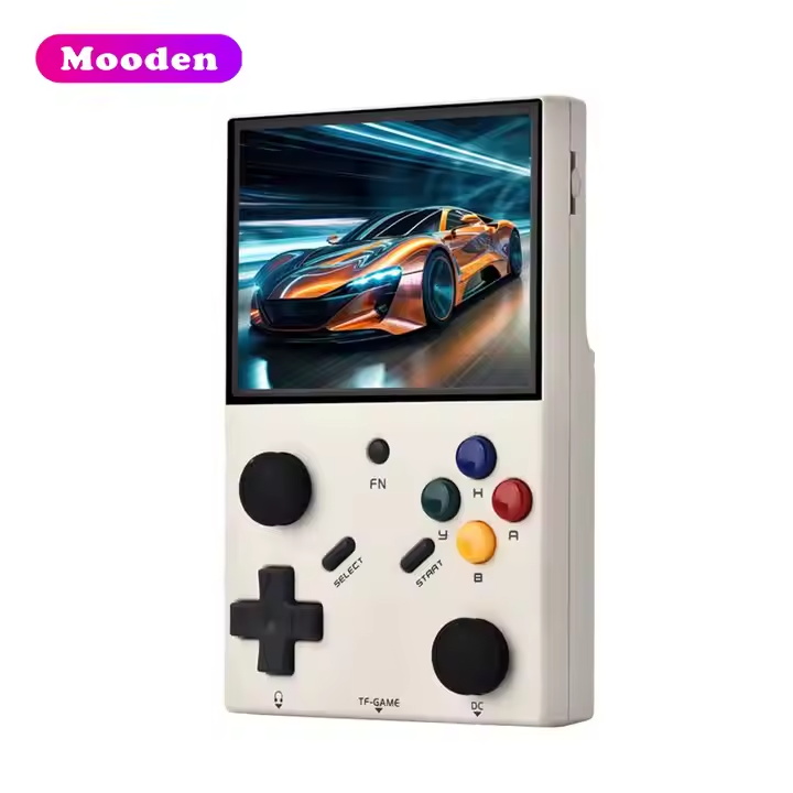 L RGB36 Pro Handheld Game Console 3.5 Inch Screen 64GB Portable Handheld Gaming Players Retro Linux System Video Game Console