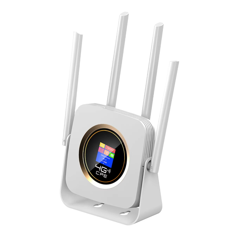 KuWFi 300Mbps high speed 4g router wireless wifi unlocked3000mAh battery indoor 4g router with external antenna