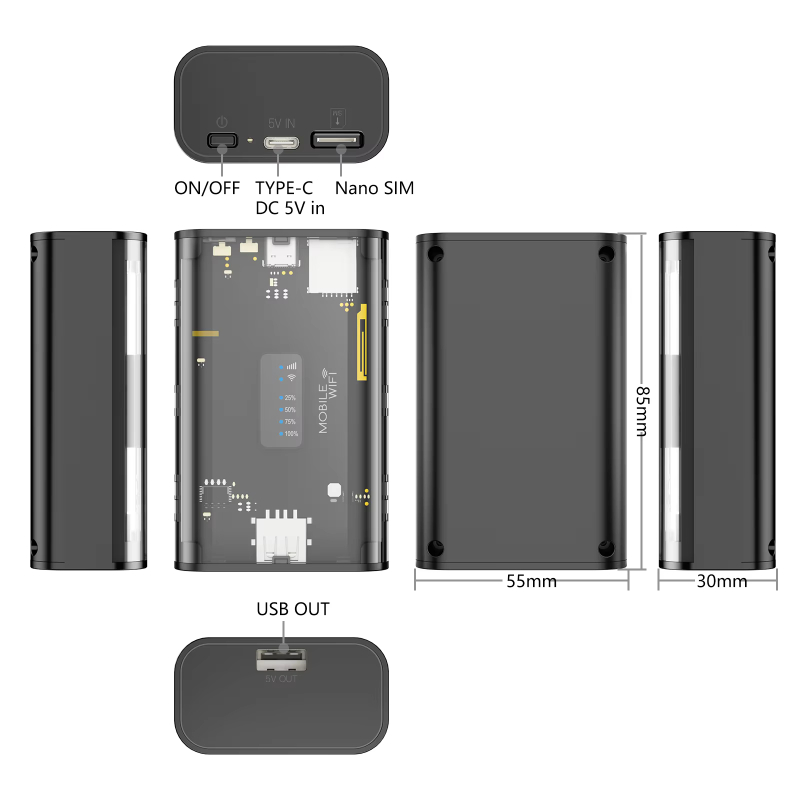 new design KuWFi 4g router 150mbps pocket wifi router 6000mAh battery wireless 4g lte wifi router with sim card slot