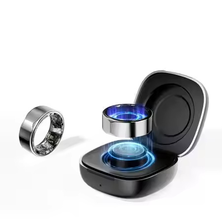 LO3 Smart Ring Adjustable size BT 5.0 Heart Rate HRV Measure Fitness Ring