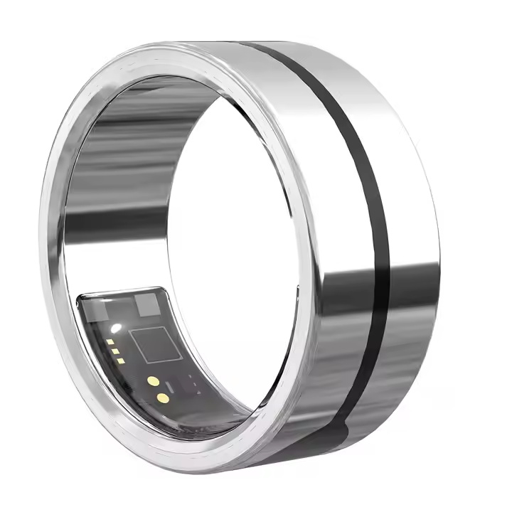 2024 New Trending FCC CE Rohs NFC Breathing LED Light Reminder Smart Touch Smart Ring