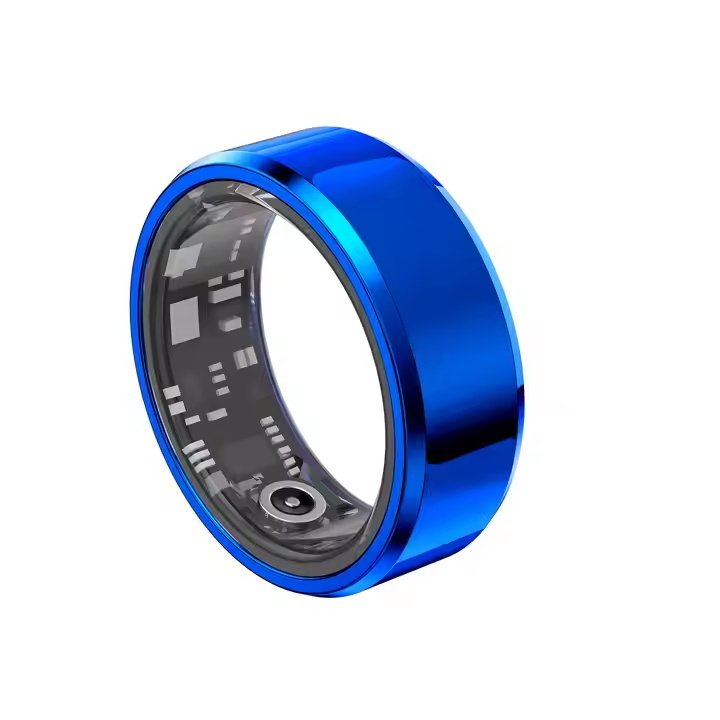 Waterproof Smart Ring Automatic Measurements Healthy Sleep Tracker Function Take Photos Remotely 7 Days Use Android Operation