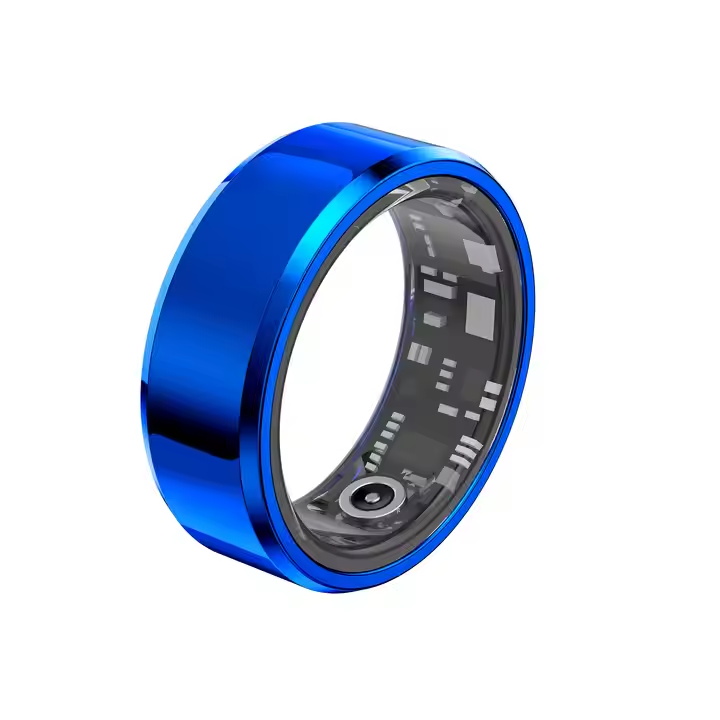 Waterproof Smart Ring Automatic Measurements Healthy Sleep Tracker Function Take Photos Remotely 7 Days Use Android Operation