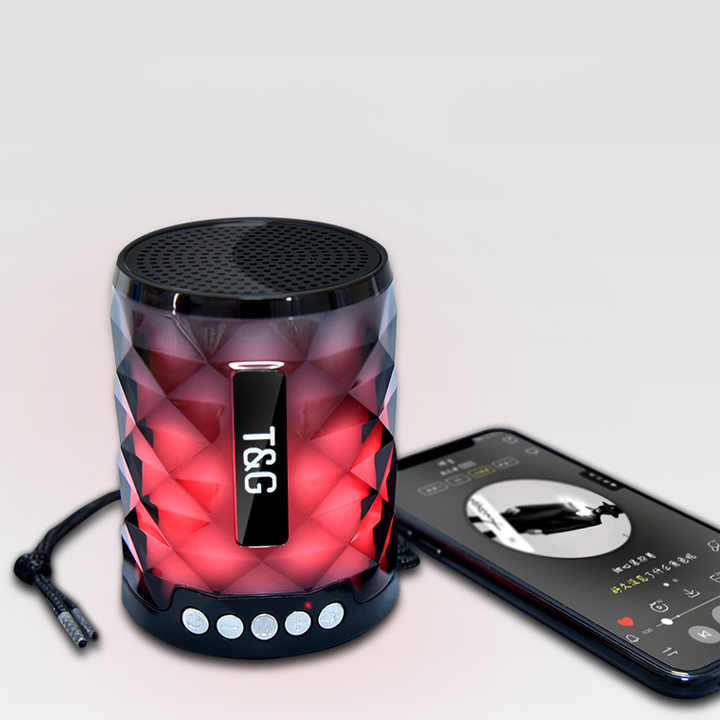 Speakers Led Colorful Light Support Tf Portable Bass Bt Party Rgb Speaker Light