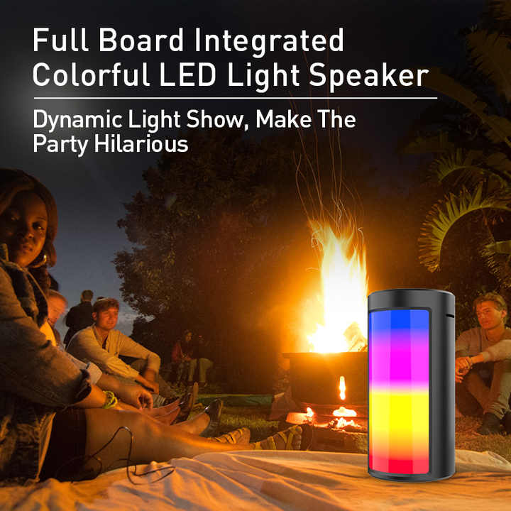 Popular Outdoor Colorful Smart Woofer Speaker Mini DJ Bass Gaming Portable Speaker