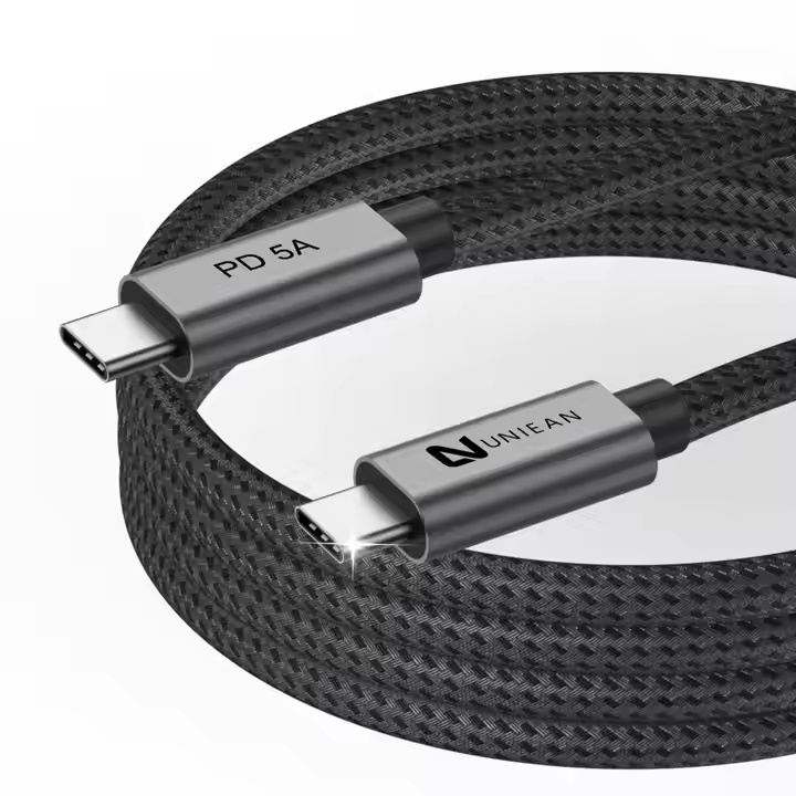 Verified Pro USB Cable Manufacturer USB3.2 Gen2 PD 100w USB Type C to USB C Data Cable 1M 2M Fast Quick Charging Cable