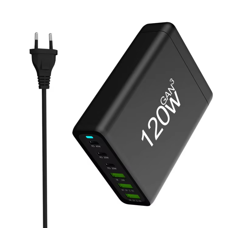 GaN PD Fast Charging Adapter USB Charging Station With Multi Port USB-PD C Charger Station 40W 20W For iPhone Samsung Xiaomi