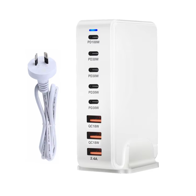 Universal Desktop USB-C Port Charger Station Multifunction For Multiple Devices Smart Phones Tablets Compatible with iPhone 15