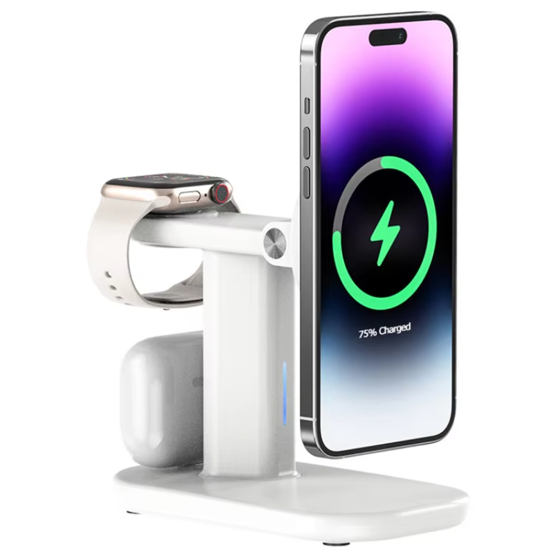 Hottest Products 2024 Cargador De Celular Portatil Inalambrico Magnetico Carga Rapida 3 En 1 For iPhone 15_14_13_12 Pro Max
