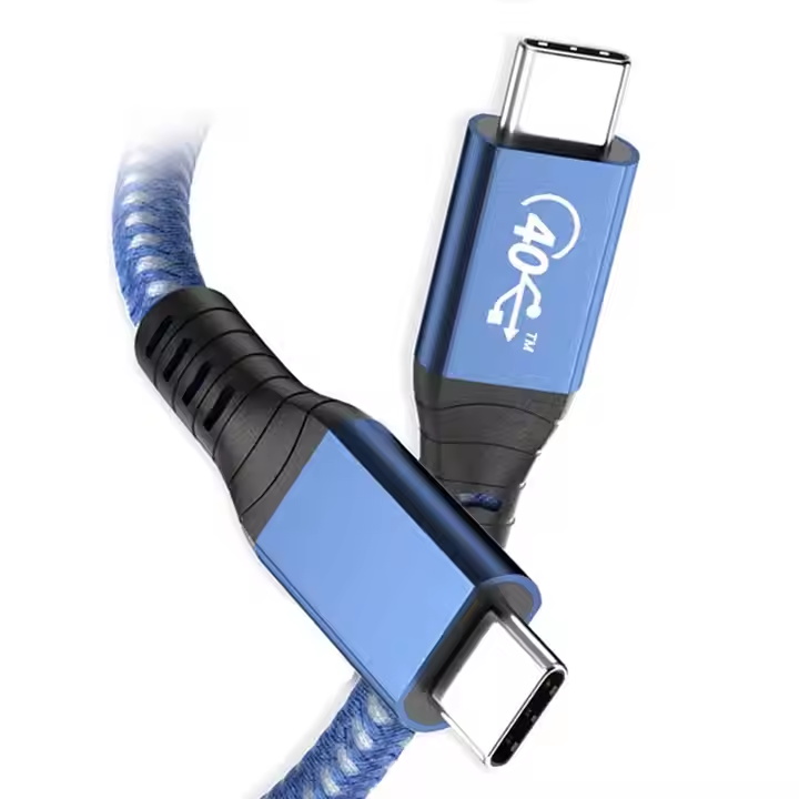 ULT-unite USB 4 40Gbps Male to Male Fast Charging Data Cable Type C Support 8K 60Hz PD 100W 20V 5A USB C Cables 0.5m 1m