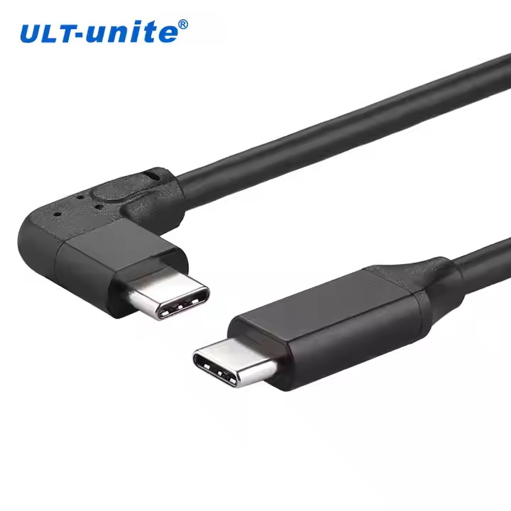 ULT-unite New Arrival Right Angle USB 3.0 Gen 1 Type C to Type C Cable Fast Charging USB C Cable