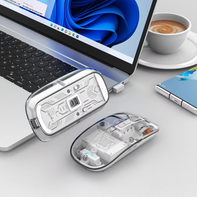 Office rechargeable wireless led mouse optical laptop mini wireless mouse fcc standard wireless mouse with led display