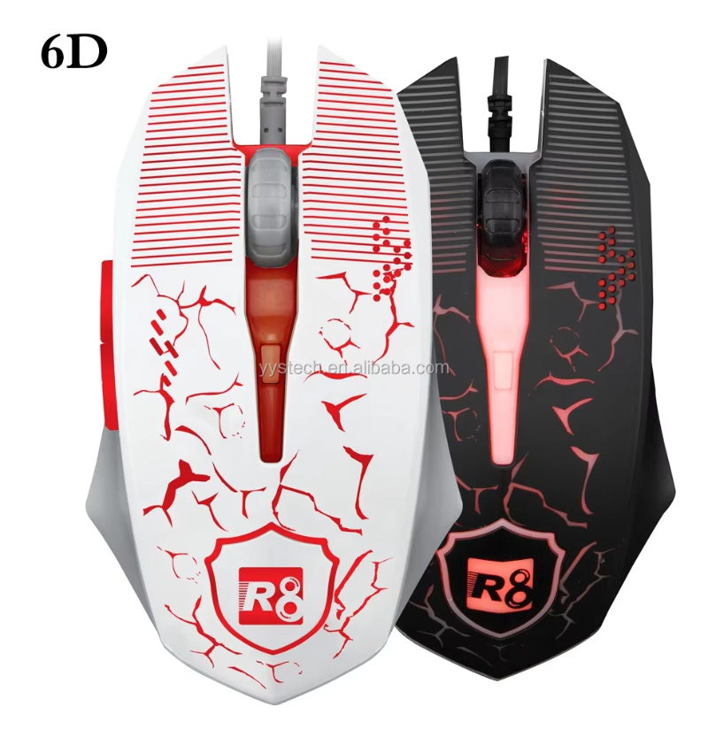 R8 cheap price optical custom made computer mouse