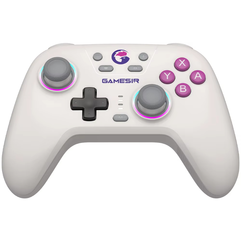 Besting Sale GameSir T4N ultimate multi-platform White_Green RGB Gamesir Nova Wired Game Controller For Switch PC iOS Android