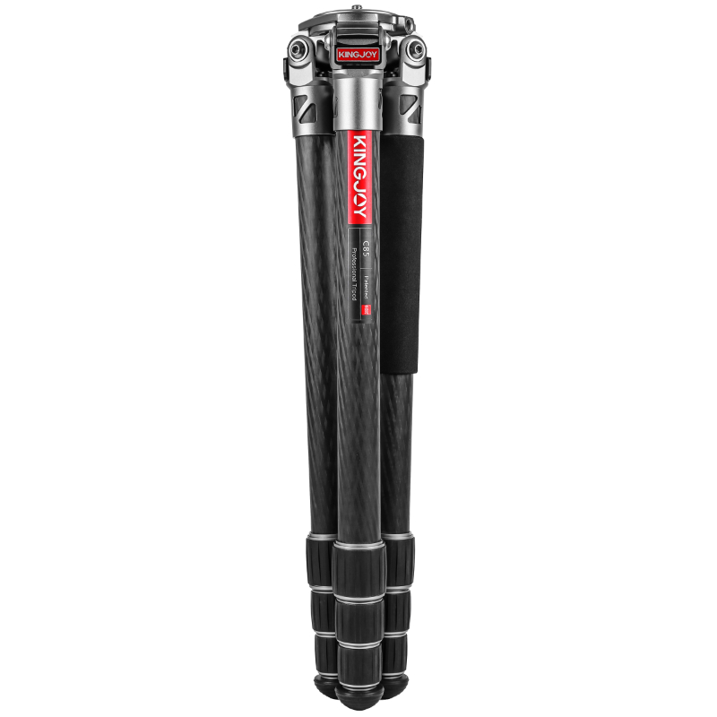 Kingjoy C85 Professional Heavy Duty Tripods Stable Compact Stand with 75mm Bowl Adapter for Video Camera Bird Photography