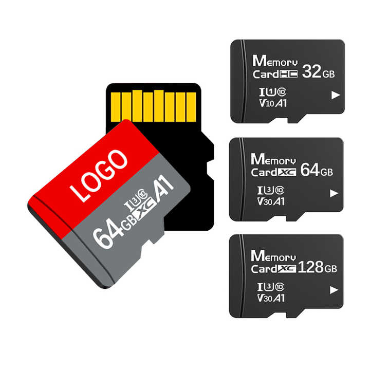 Top Sales Custom LOGO TF card 8GB 16GB 32GB 64GB 128GB 256GB 512GB For mobile phone Wholesales Memory cards