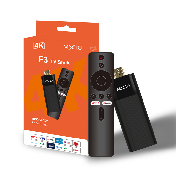 Newest Android 13 8k decode display MX10-F3 TV stick 2.4/5g dual wifi & WI-FI 6