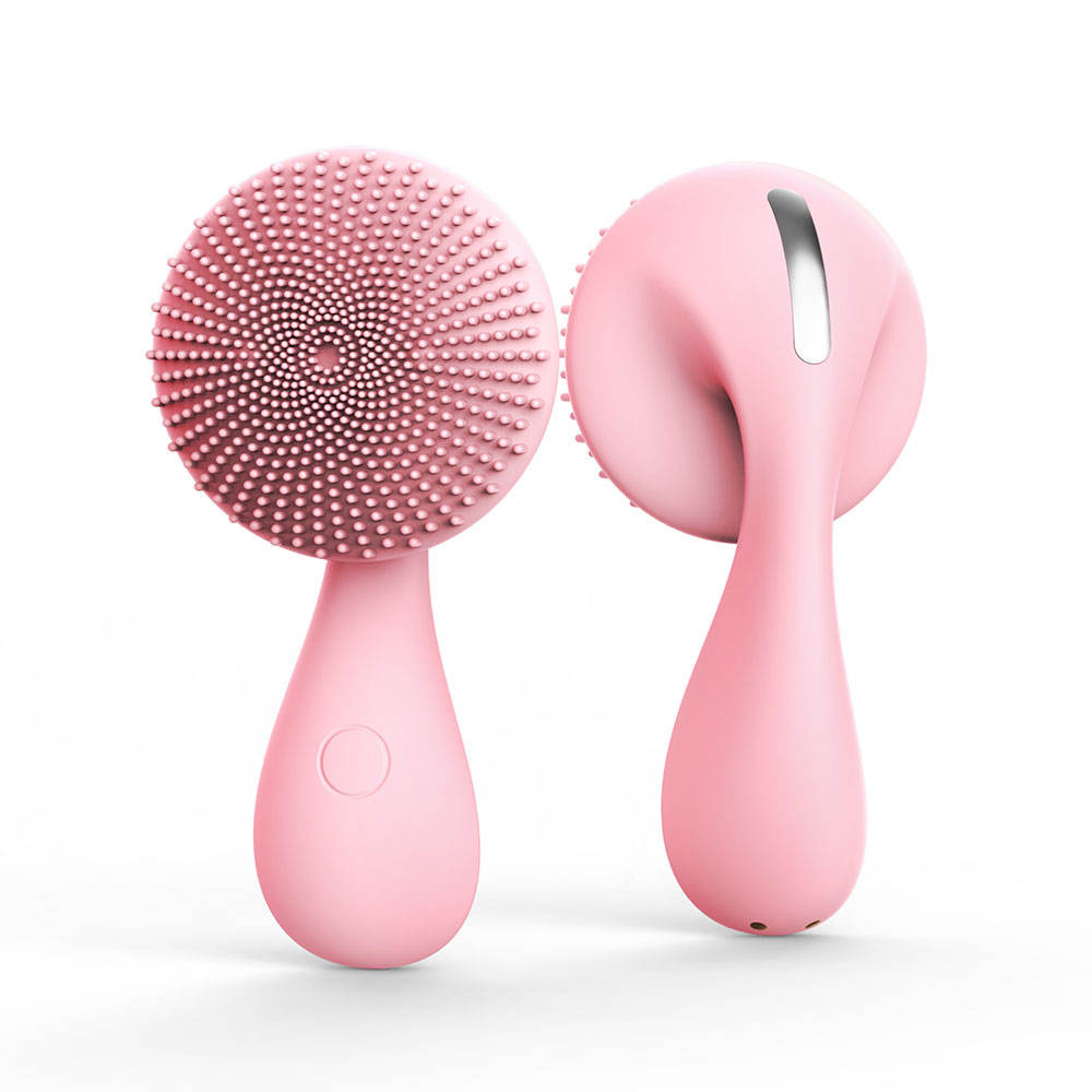 Waterproof Electric Cleanser Rechargeable Silicone Face Scrub Device Facial Cleansing Brush IPX 7,yes 210mah Highly Welcomed