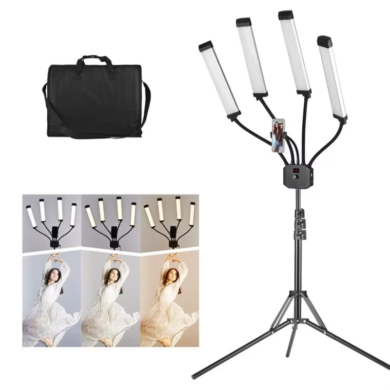 large rgb profecional video circle light led photography 10 14 18 inch multicolor led ring light