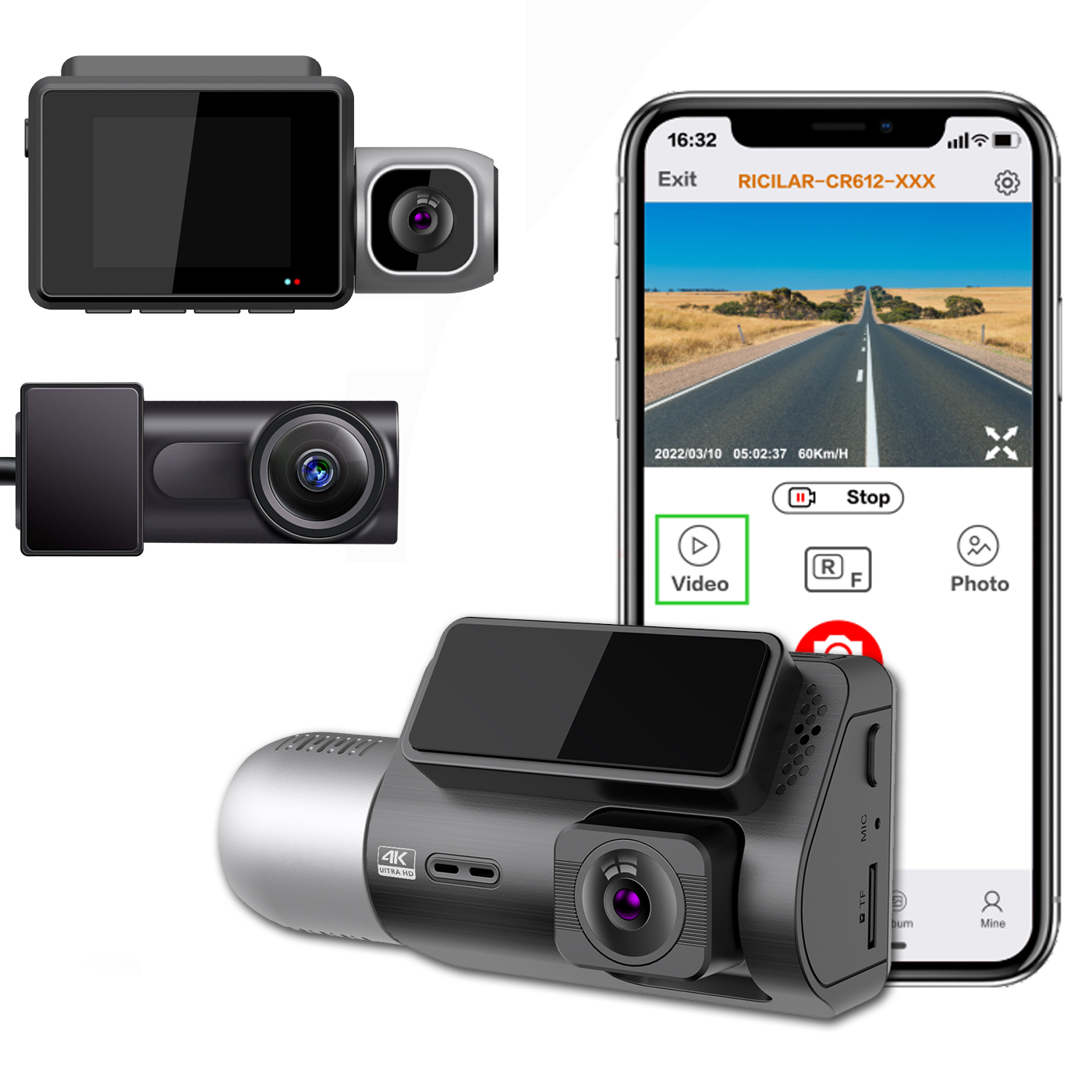 4G Android Car Camera 10.26 inch Touch Screen 1080P Navigation GPS Android Driving Recorder DVR Driving Recorder
