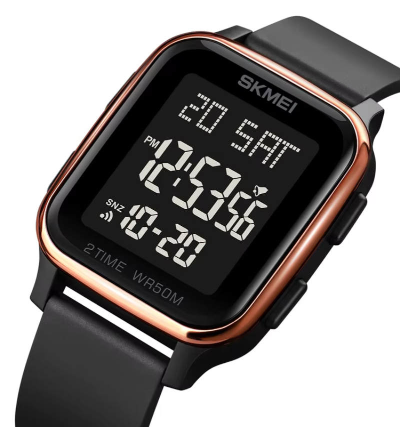 Relojes Skmei Watch 1858 Digital Plastic Square Watch Men Led Light Digital Watch Deportivos
