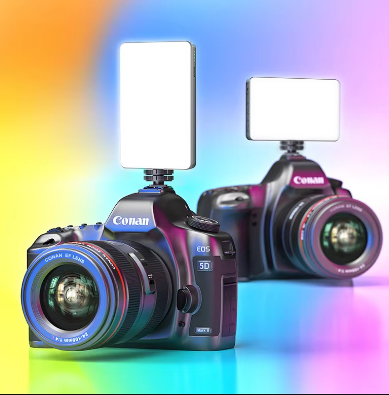 Portable M12 Warm Cold White Video Camera Light 3000-9900K 2000mAh Video Fill Light for Video Photography