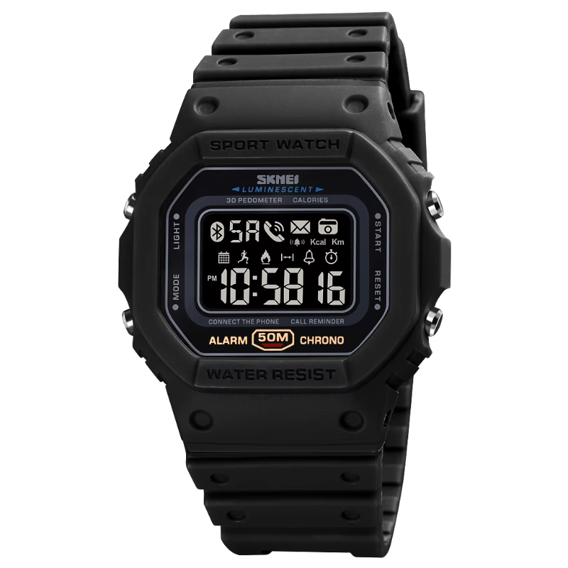 SKMEI 1743 factory wholesale monitoring reminder track relojes multifunctional men's smart watch