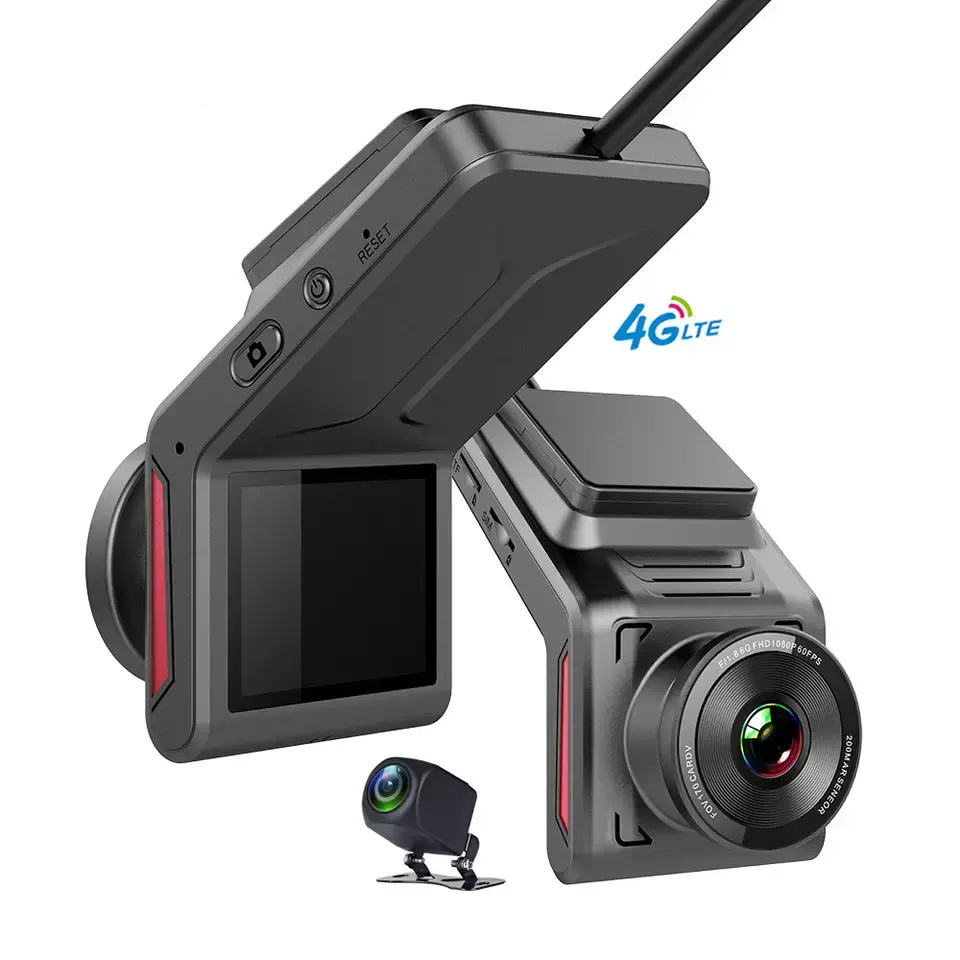 Dual Lens Front and Rear WIFI GPS Remote Control Real Time View Dash Cam Car Black Box with app