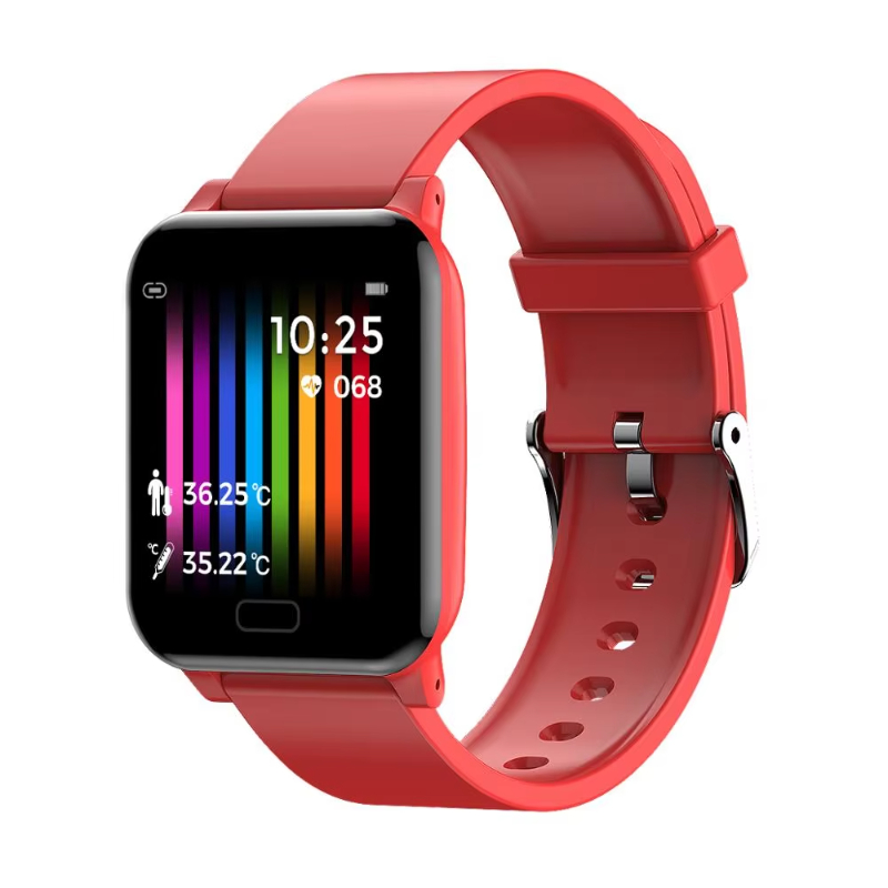 Best Selling Heart Rate Fitness Watches Environment and Body Temperature Wrist Watch Smart Skmei L8 Digital Thermometer