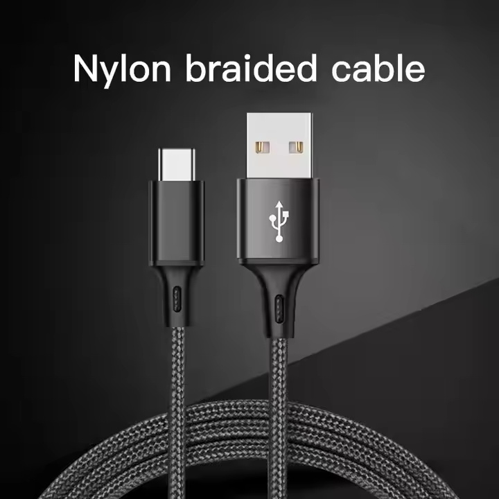1M 2M 3M Charger Cable For iPhone Nylon Braided Cord Fast Charging USB 8Pin Cable For iPhone 6/7/8/11/12/13/14 Charger Cable