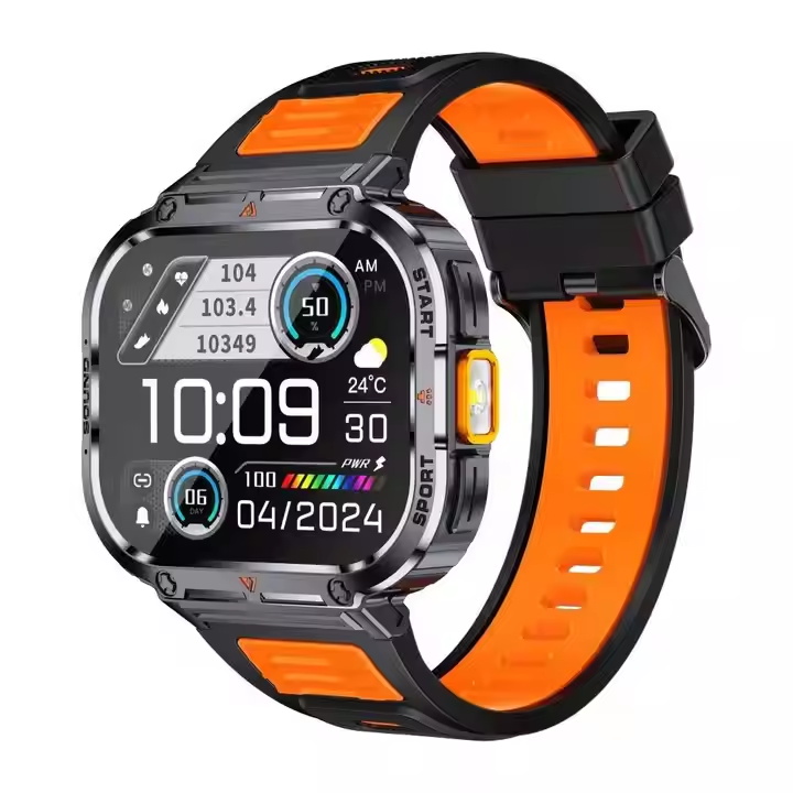 2024 Custom Logo Waterproof Fashion Relojes Smart Watch With Flashlight