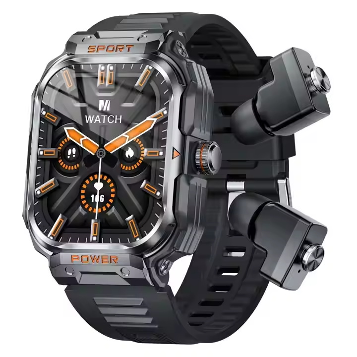 2024 Fashionable Waterproof Custom Logo Sport Smart Watch With Airpods