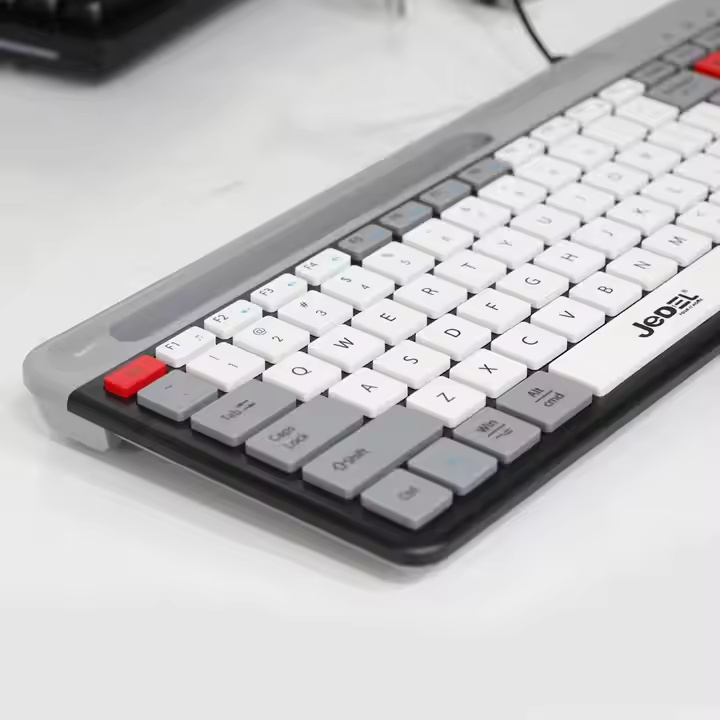 wired keyboard Silent keyboard button film office keyboard exquisite and ergonomic, suitable for laptops, MacPCs K37