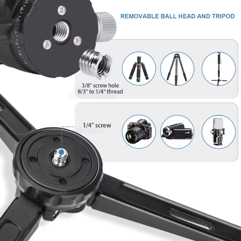 Hot high quality camera tripod LC254 aluminum tripod professional carbon fiber tripod for hunting