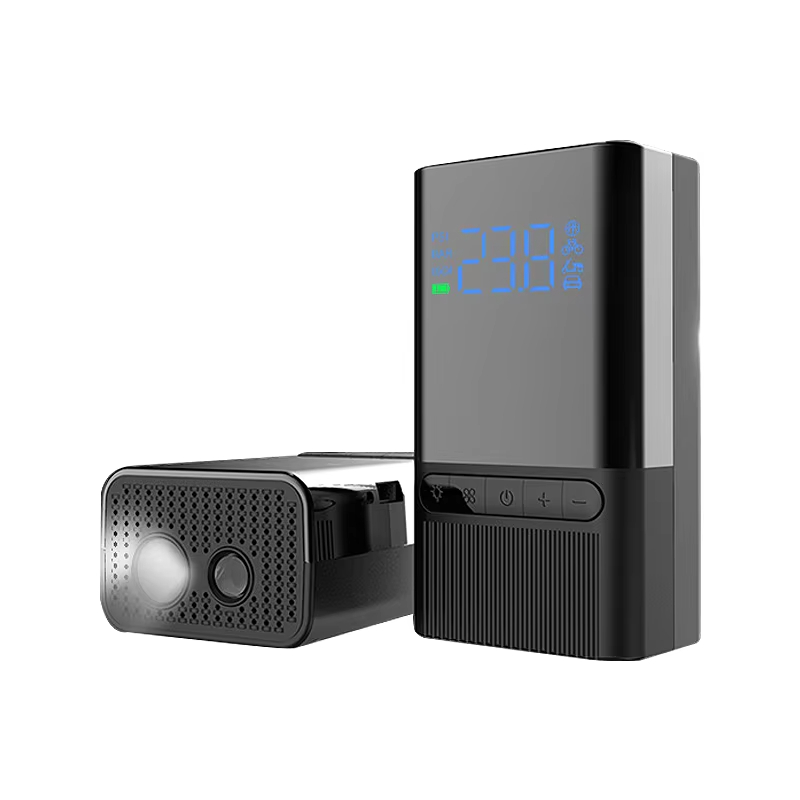 New mini portable smart wireless car air pump compressor pump with High quality digital screen display