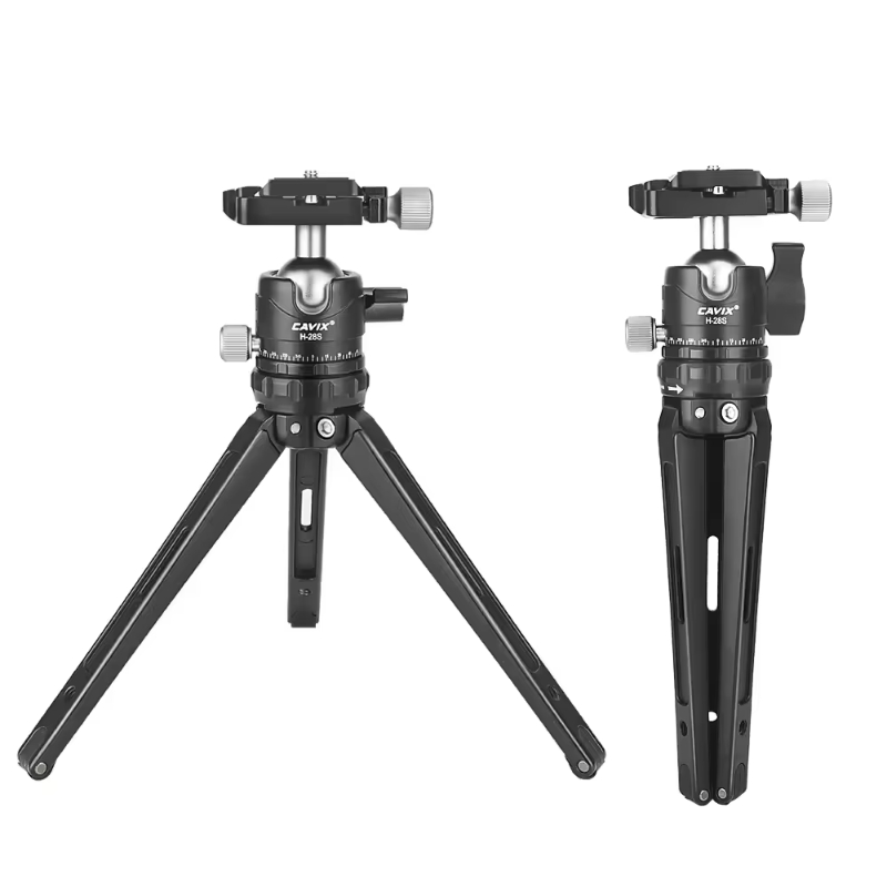 2024 Compact desktop Mini tripod with 360 degree ball head digital SLR camera Handheld with Angle adjustment tripod for movement