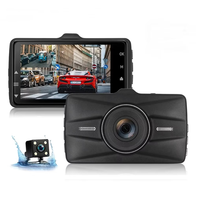 Yikoo full hd 1080p video car dvr 3 inch screen metal shell design car black box support WDR function