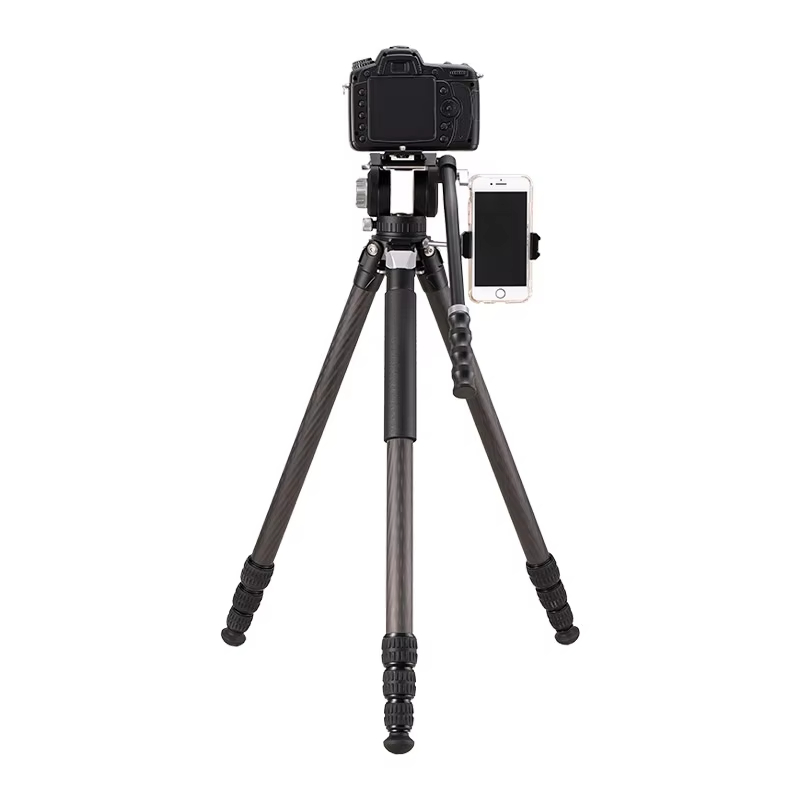 Projector mount Carbon Fiber hunting Aluminum Alloy Camera Pan Professional Video Tripod For Camera T888